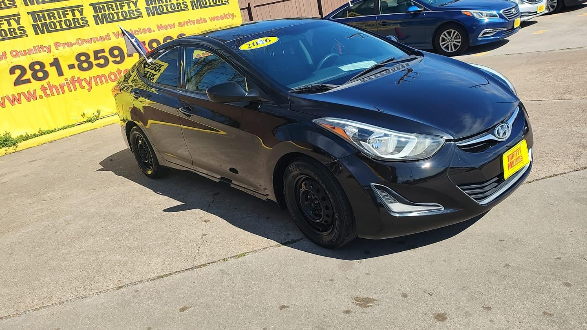 2016 Hyundai Elantra (5NPDH4AE4GH) , located at 16710 Clay Rd., Houston, TX, 77084, (281) 859-7900, 29.834864, -95.656166 - Photo#2